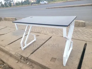 Computer Desk and Swivel Mesh Office Chair.