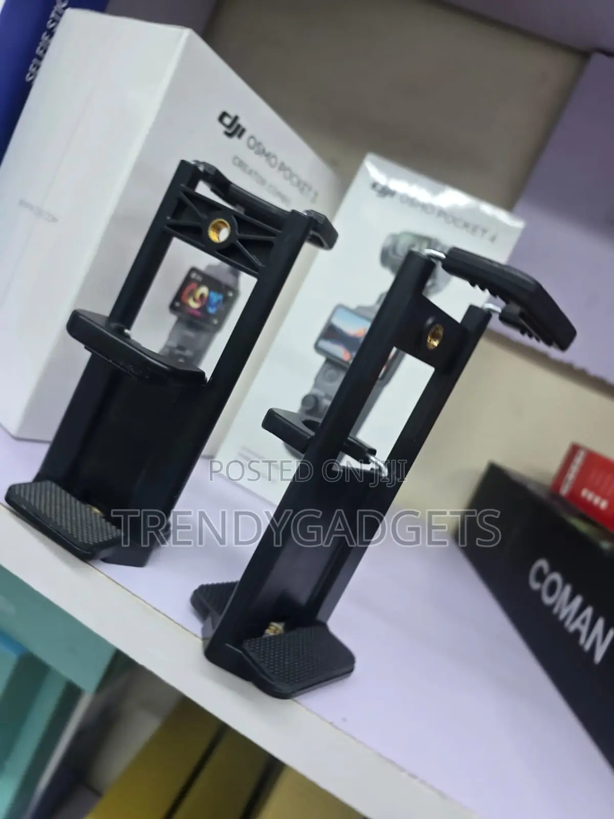 Adjustable Smartphone and iPad Tripod Mount Clip Holder