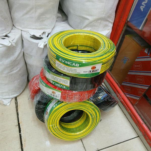 Evin 4.0mm Single Core PVC Wiring Cable -90m Roll - main view