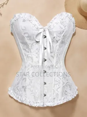 High Quality White Corset Top