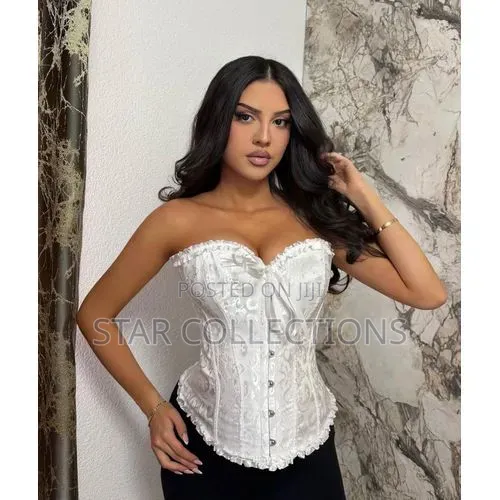 High Quality White Corset Top