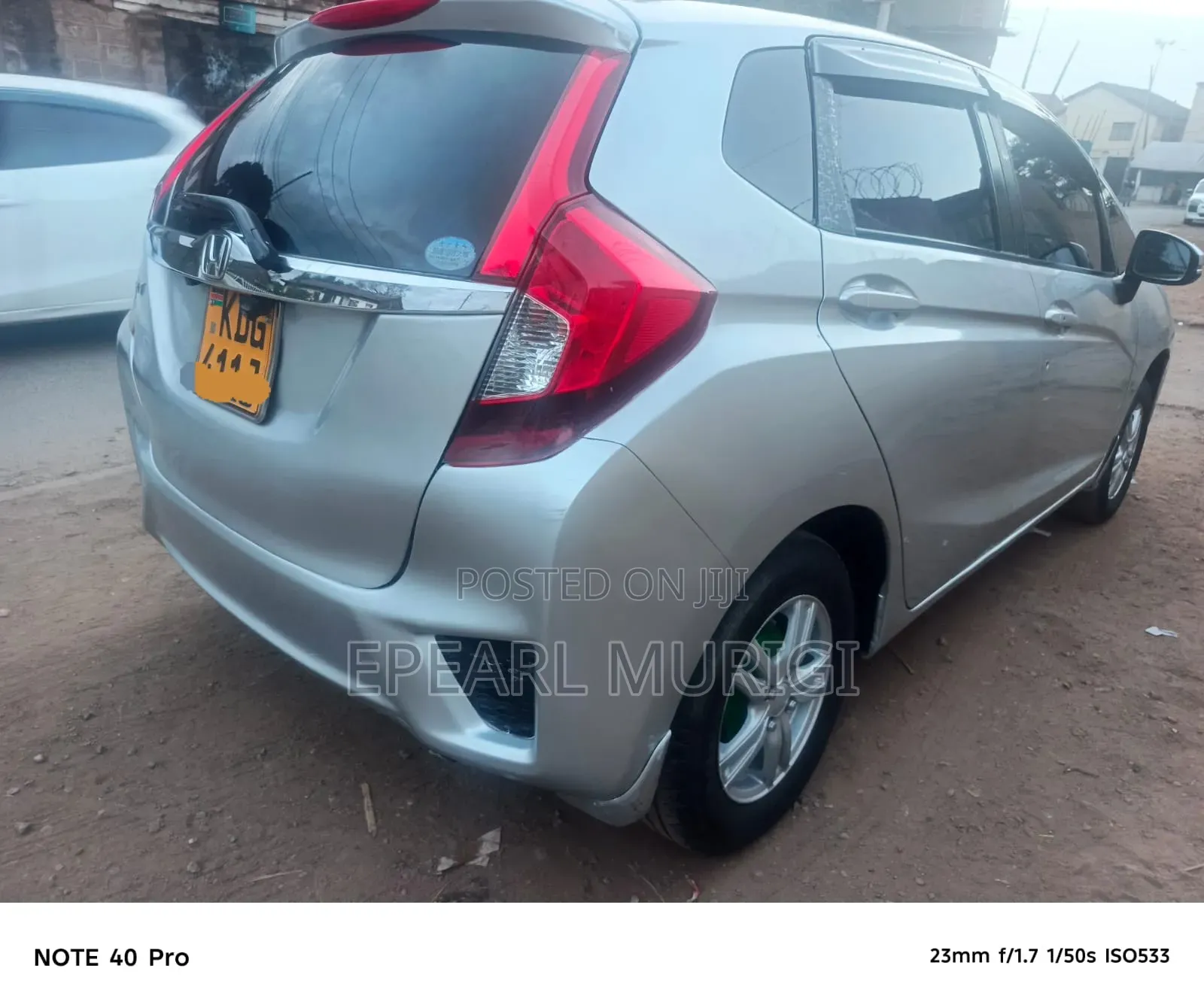 Honda Fit 2015 Silver