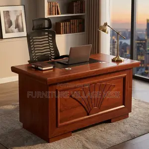120CM Mahogany Executive Office Desk