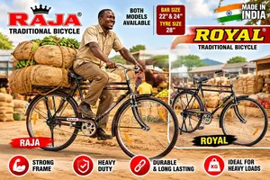 Raja and Royal Traditional Black Mamba Bicycles