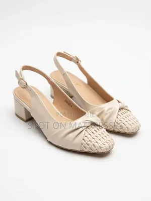 Women Slingbacks in Colours Beige/Black/Brown/White. We Deliver!