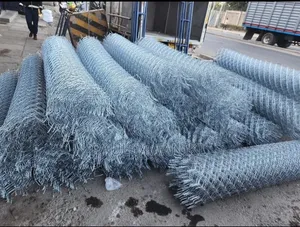 Galvanized Chain Link Fence Mesh Roll (High Quality & Durable) 6ft