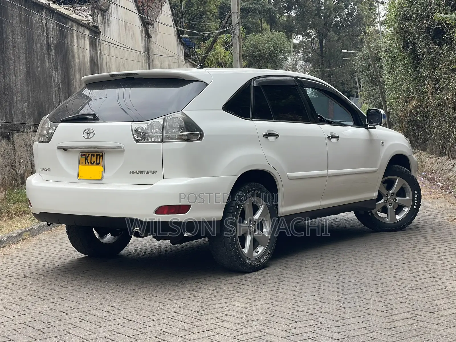 Toyota Harrier 2008 White