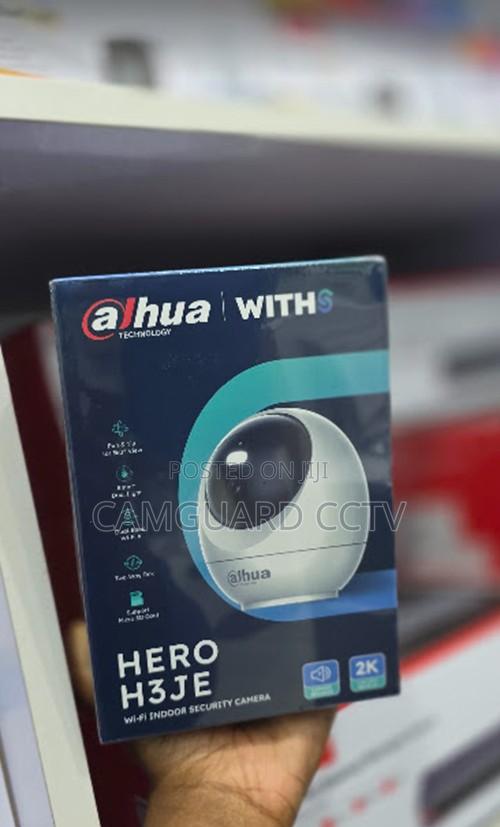 Dahua Hero H3JE 2K Wi-Fi Indoor Security Camera Pan &Tilt,Two-Way Talk