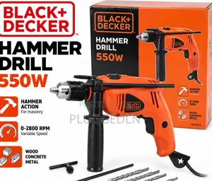 Black+Decker 550Watts Hammer Drill