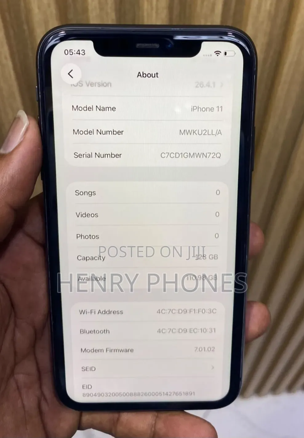 Apple iPhone 11 128 GB Blue