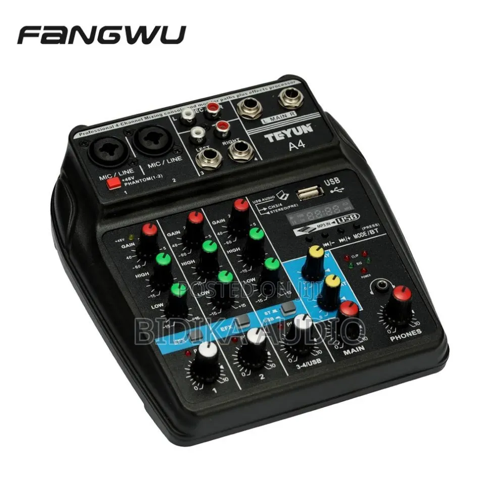 Hot Selling Black Interfaz De Audio O Mixer