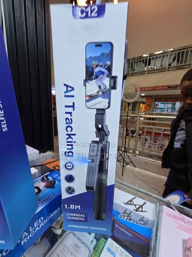 C12 Automatic 360° Face Tracking Phone Tripod Stand - main view
