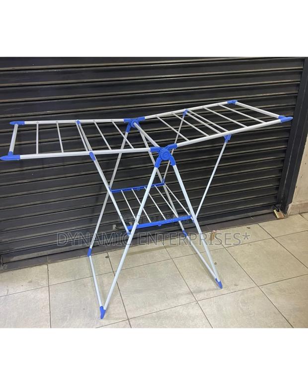 Foldable/Portable Clothes Drying and Hanging Rack - main view