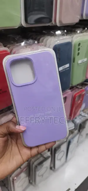 Lavender/Purple Silicone Phone Case Designed for iPhone 15 Pro Max