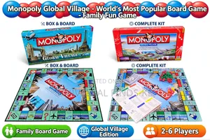 Monopoly Global Village Board Game for Family Fun and Strategy