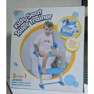 *Kids Training Toilet Seat Trainer With PVC Cushion/Soft Pad