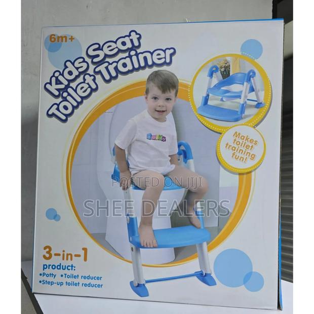 *Kids Training Toilet Seat Trainer With PVC Cushion/Soft Pad