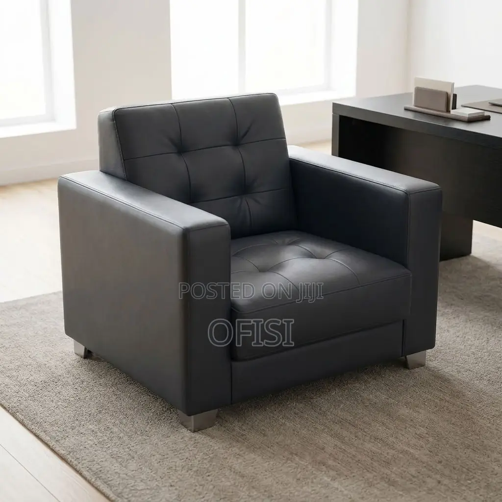 Office Sofa; Single-Seater Reception Lounge Sofa
