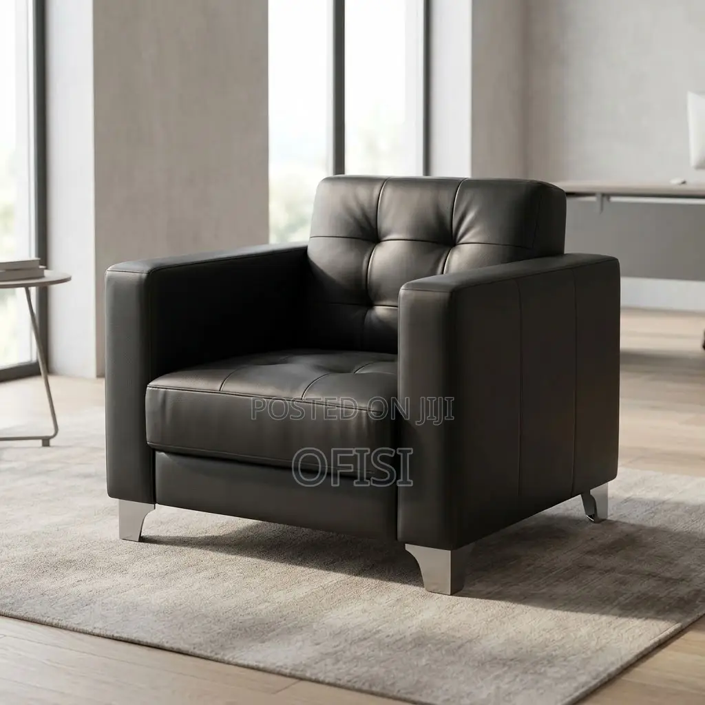 Office Sofa; Single-Seater Reception Lounge Sofa