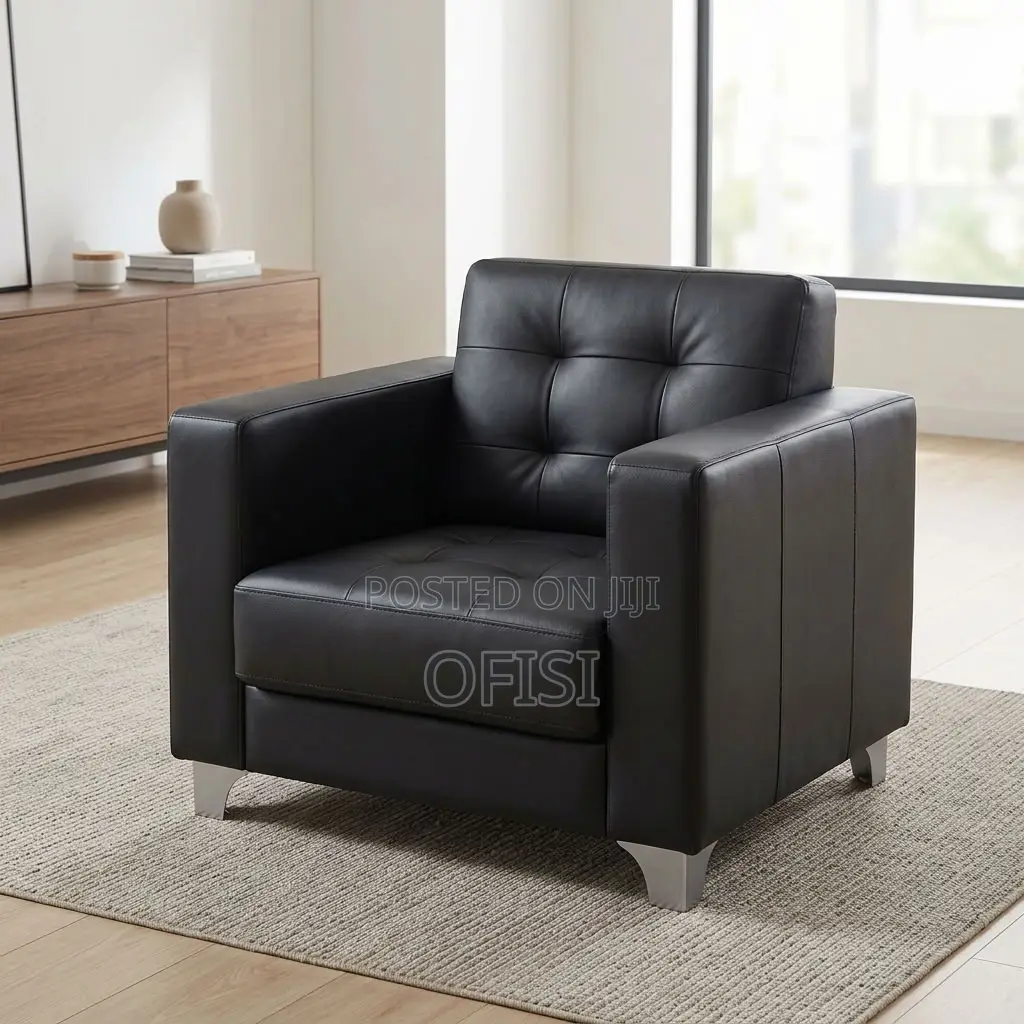 Office Sofa; Single-Seater Reception Lounge Sofa