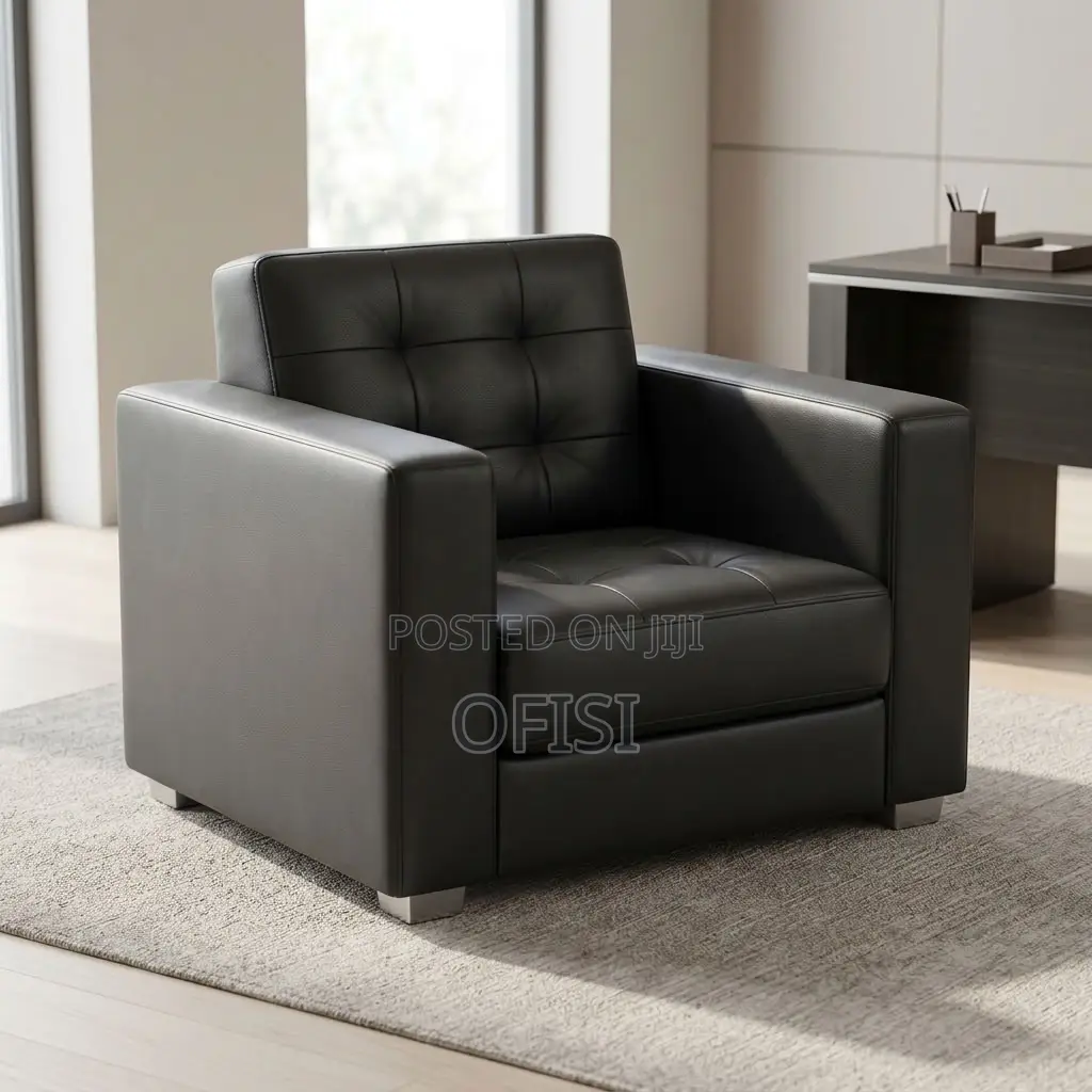 Office Sofa; Single-Seater Reception Lounge Sofa
