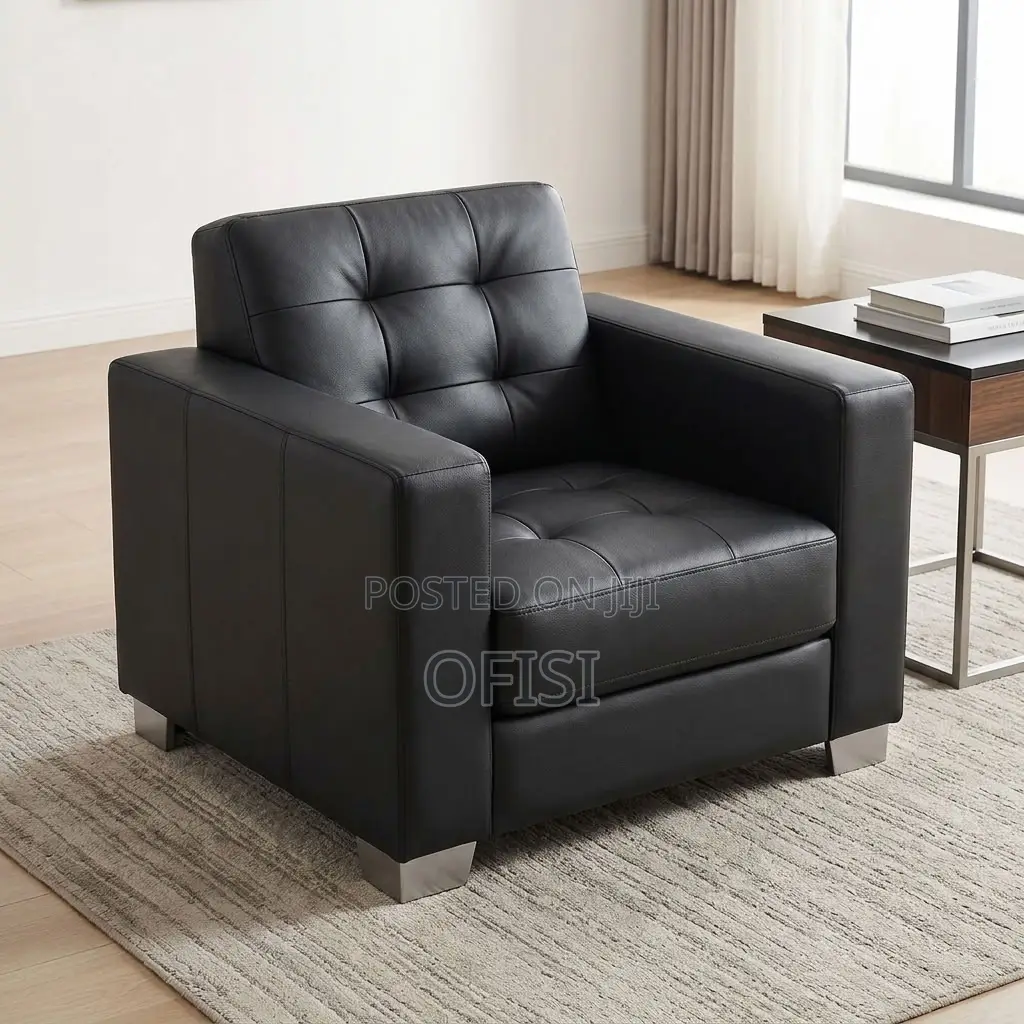 Office Sofa; Single-Seater Reception Lounge Sofa