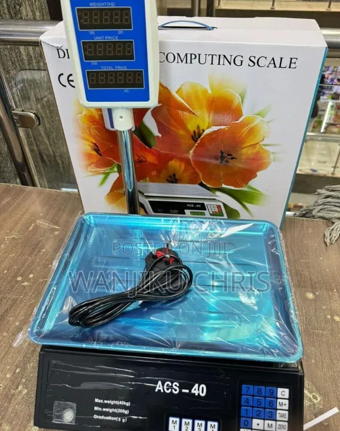 ACS 40KG Digital Price Computing Scale With Arm
