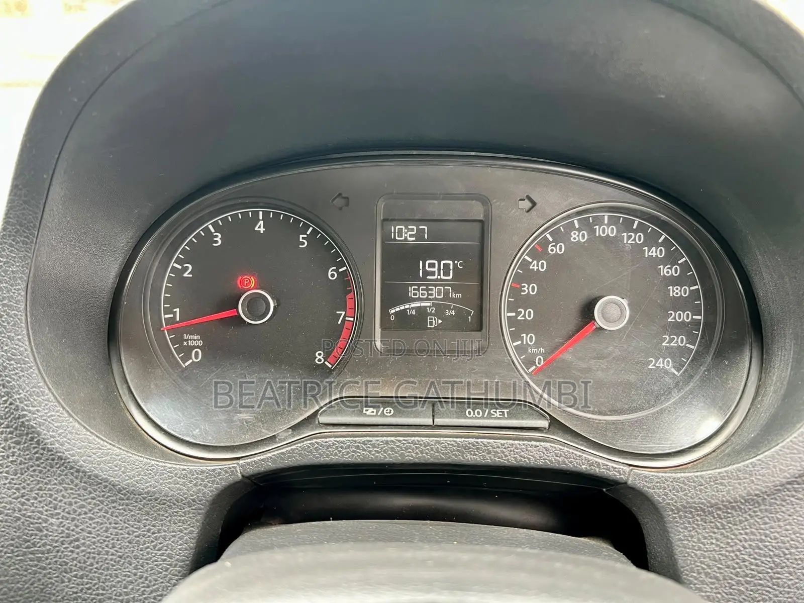 Volkswagen Polo 2014 Red