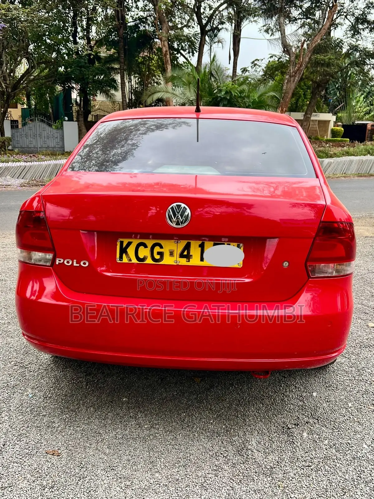 Volkswagen Polo 2014 Red