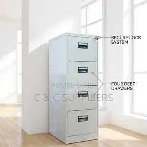Four-Drawer Storage Locker Unit