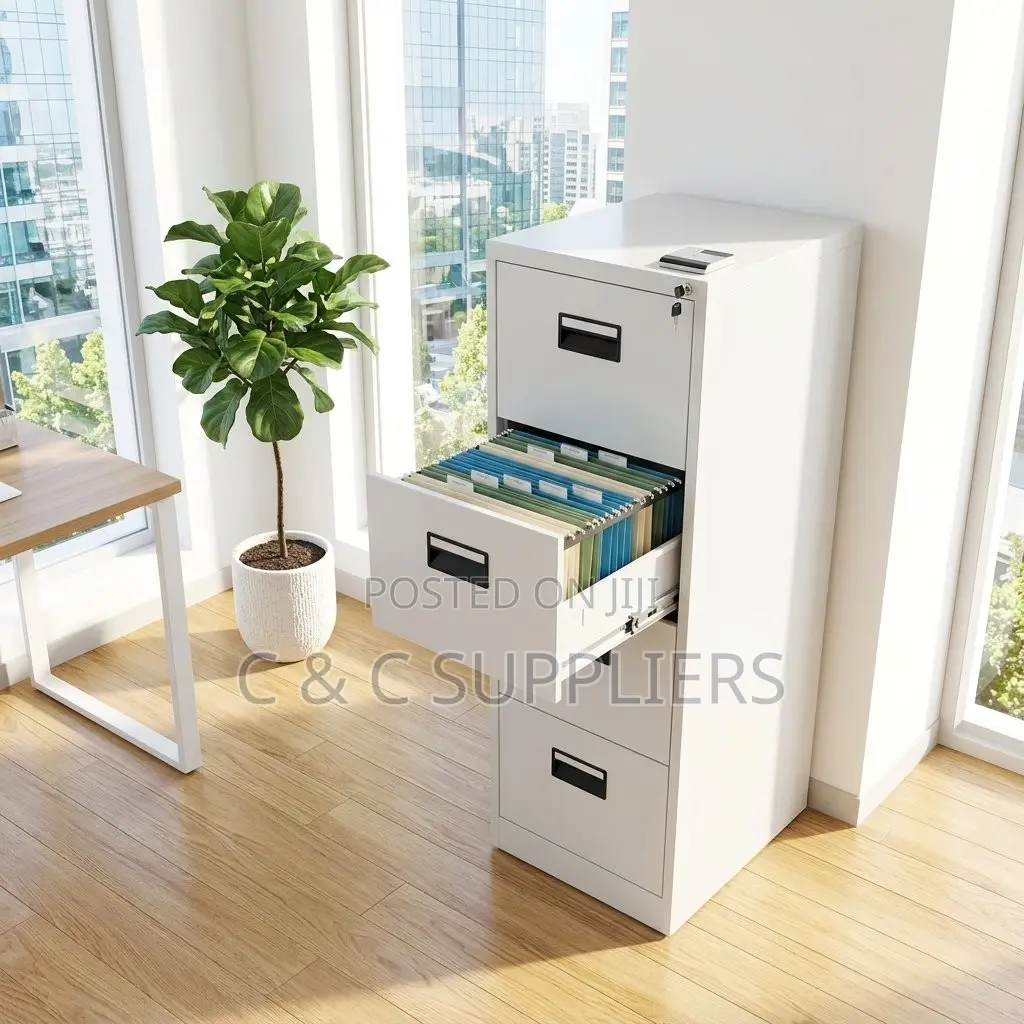 Four-Drawer Storage Locker Unit
