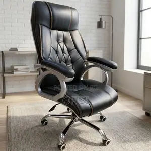 Office Chair; 1. Modern High-Back Office Chair