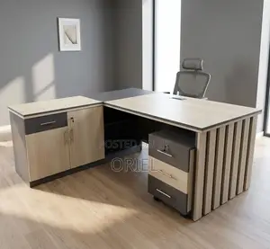 Office Desk : Office Desk With Storage -160cm