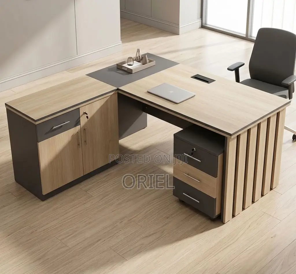 Office Desk : Office Desk With Storage -160cm