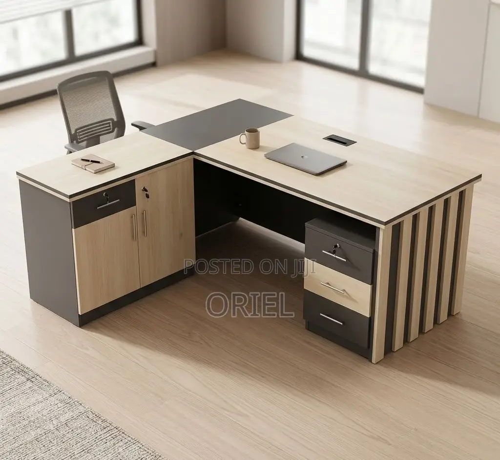 Office Desk : Office Desk With Storage -160cm