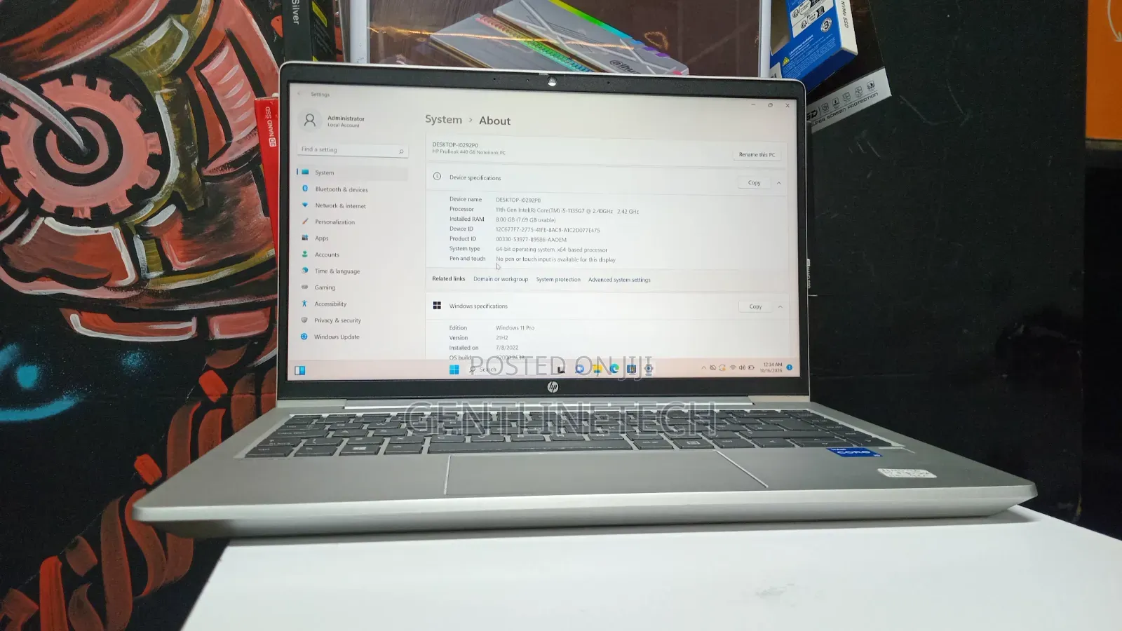 Laptop HP ProBook 440 G8 8GB Intel Core i5 SSD 256GB