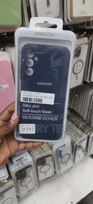Samsung Galaxy A14 Silicone Cover in Navy Blue