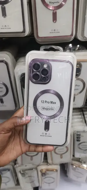 Purple TPU Case With MagSafe Wireless Charging for iPhone 12 Pro Max