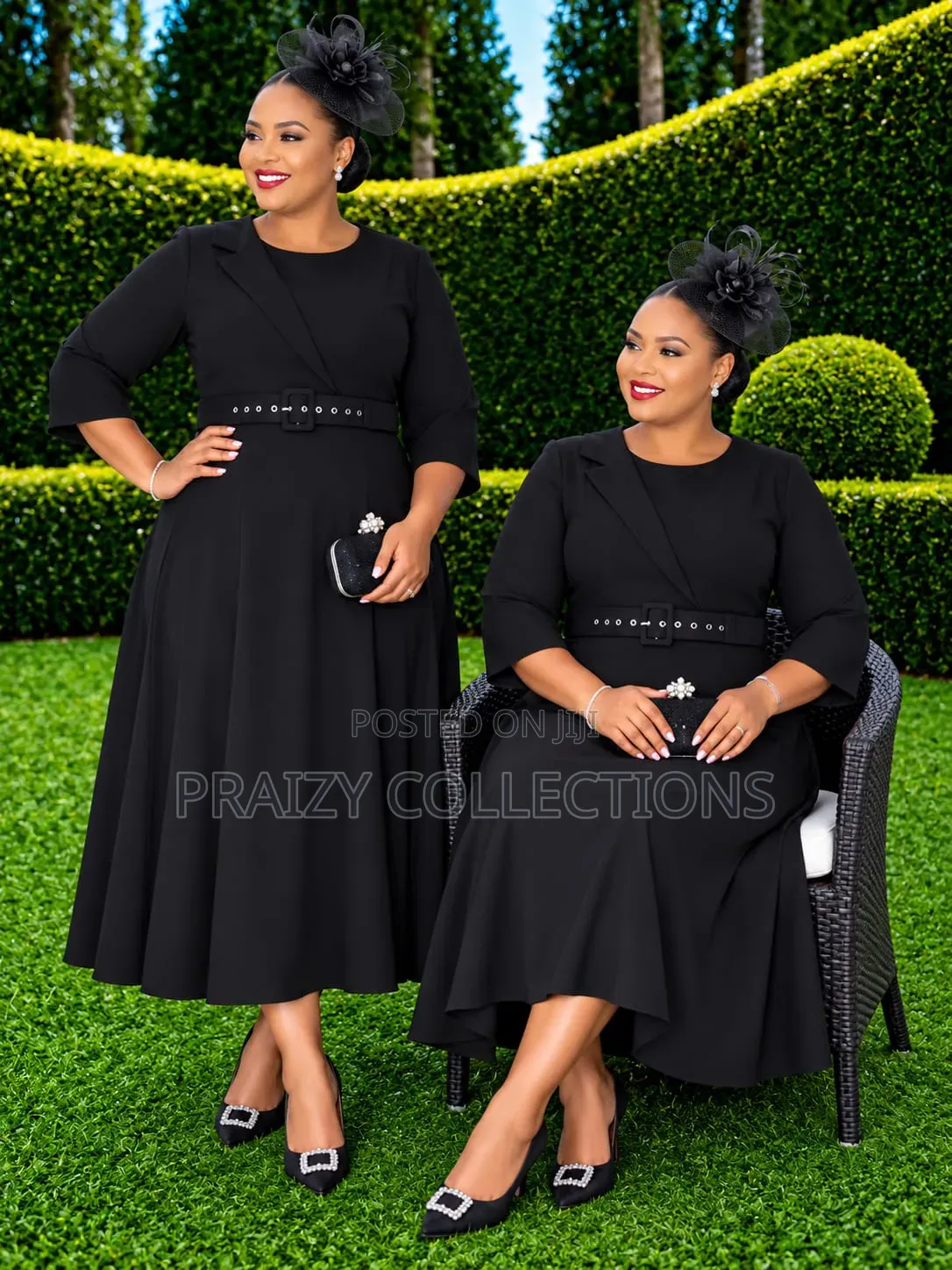Turkey Quality Plain Skater Midi Dress
