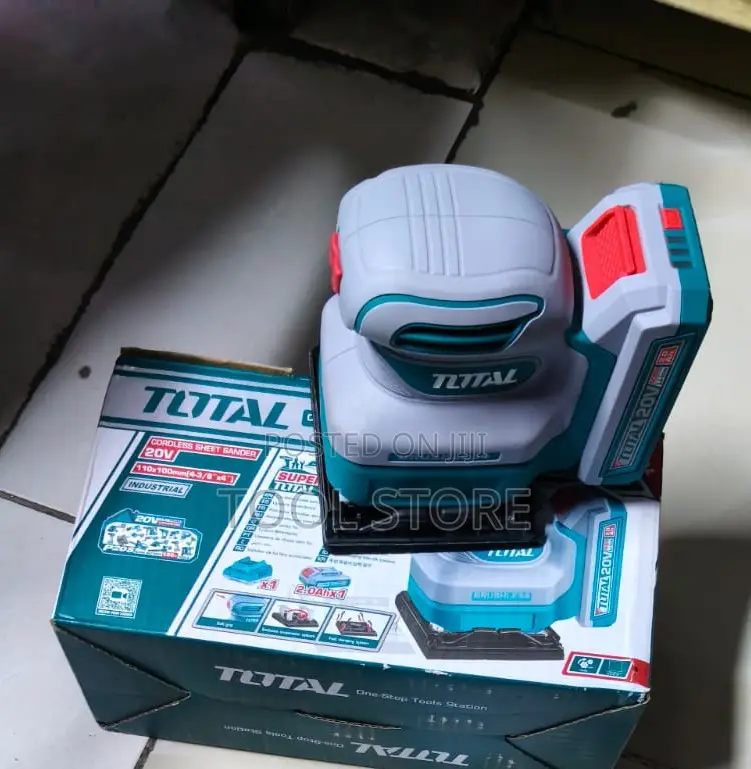 TOTAL 20V Cordless Sheet Sander/Portable Battery-Powered Sander
