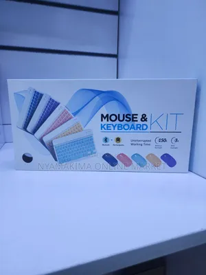 Rechargeable Bluetooth Wireless Keyboard, Mouse Kit