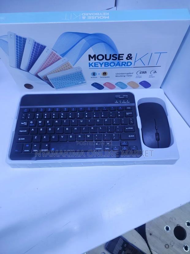 Rechargeable Bluetooth Wireless Keyboard, Mouse Kit - thumbnail 2