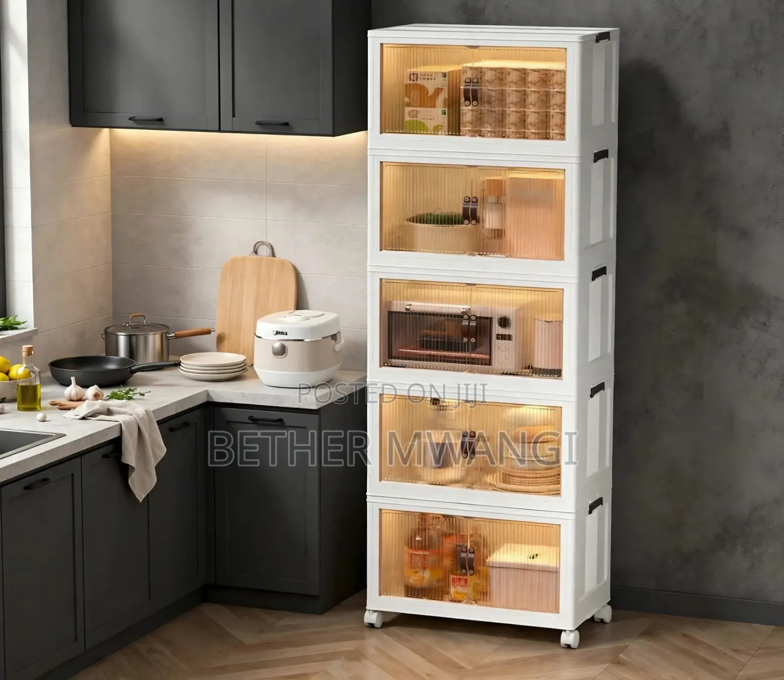 5-Layer Foldable Storage Cabinet