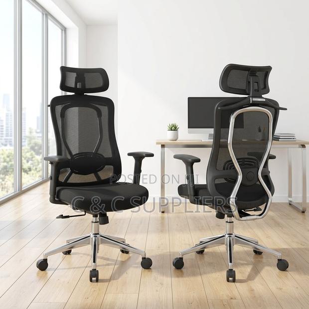 Orthopedic Mesh-Back High Back Chair - thumbnail 3