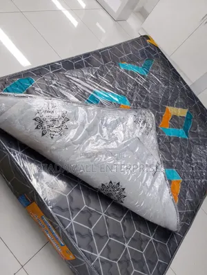 5 by 6 High Quality Mattress Topper - Damask Design