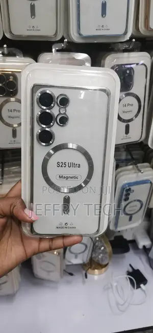 Magnetic Clear Shockproof Phone Case for the Samsung Galaxy S25 Ultra