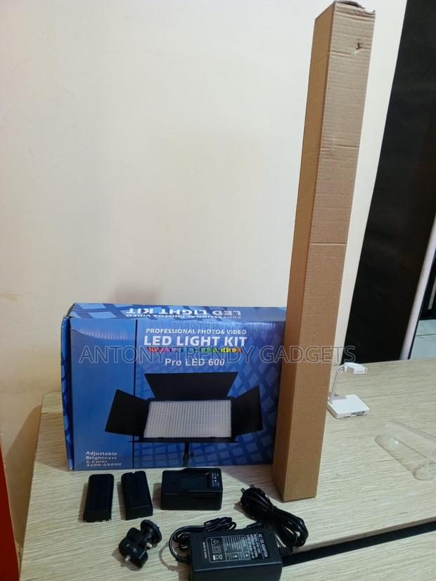 LED-U600 Professional Photography Light Kit With Adjustable Stand - main view