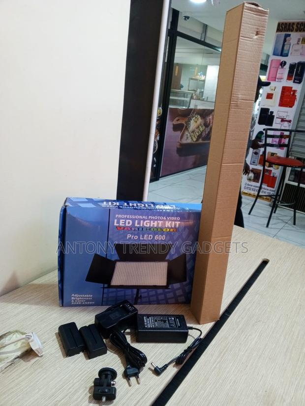 LED-U600 Professional Photography Light Kit With Adjustable Stand - thumbnail 3