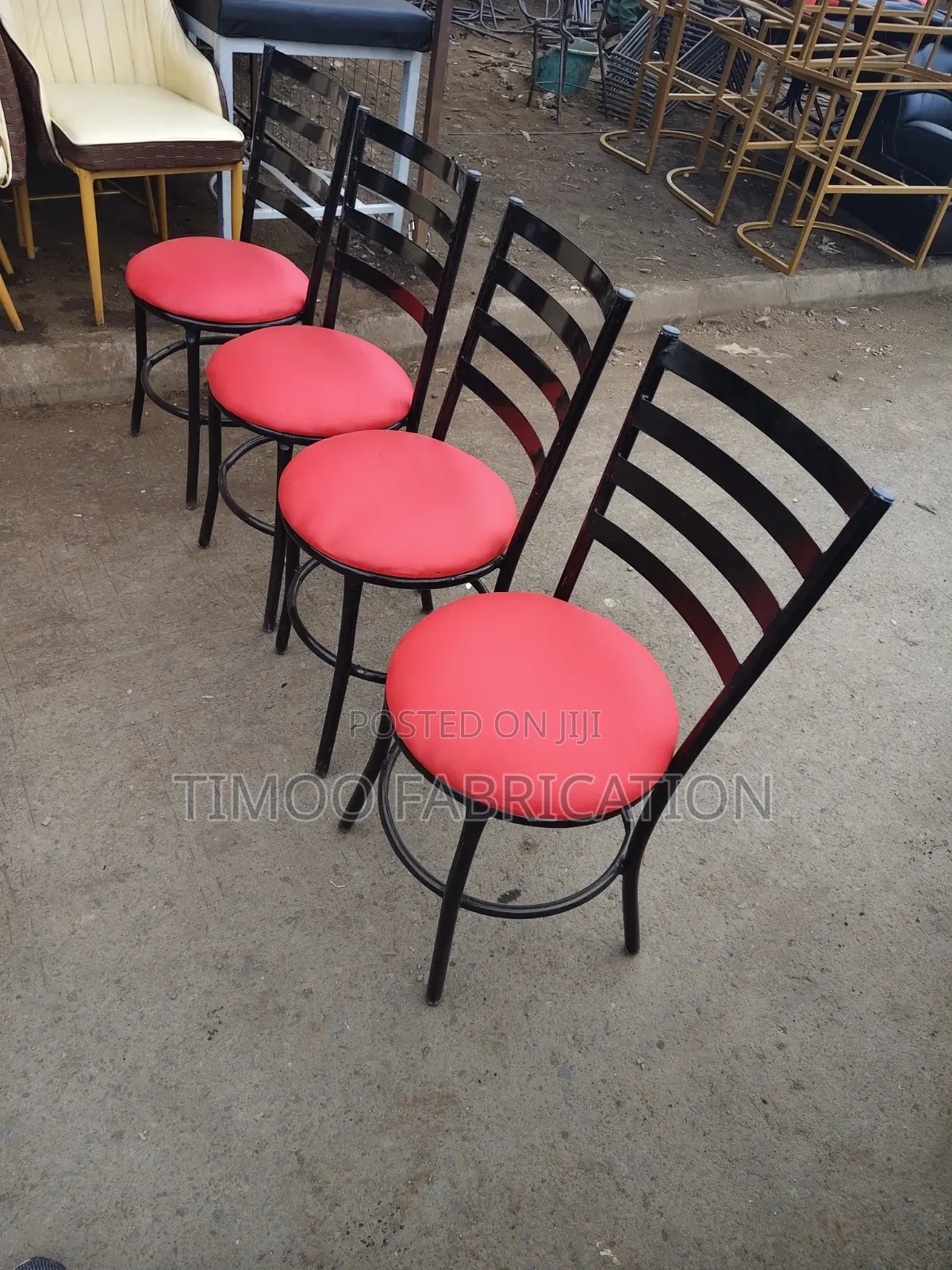 Restaurant Red Bar Stools