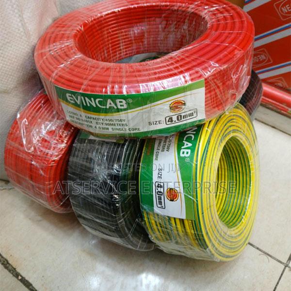 Flame-Retardant 4.0mm Single Core Cable - main view
